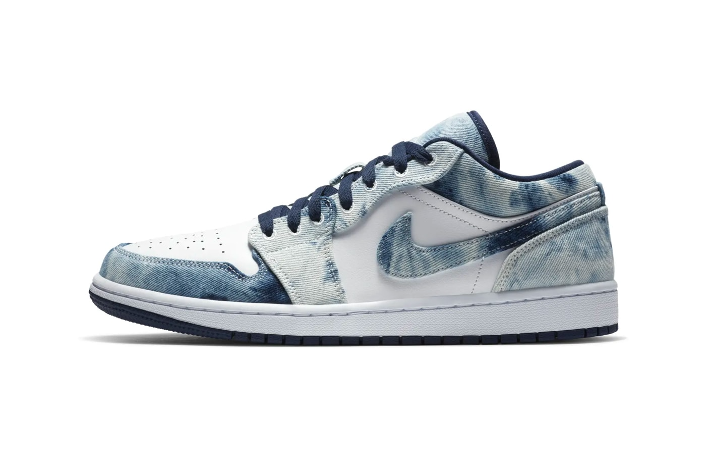  2146 - HÀNG CHÍNH HÃNG - GIÀY NIKE AIR JORDAN 1 LOW - WASHED DENIM - CODE: CZ8455 - 100 