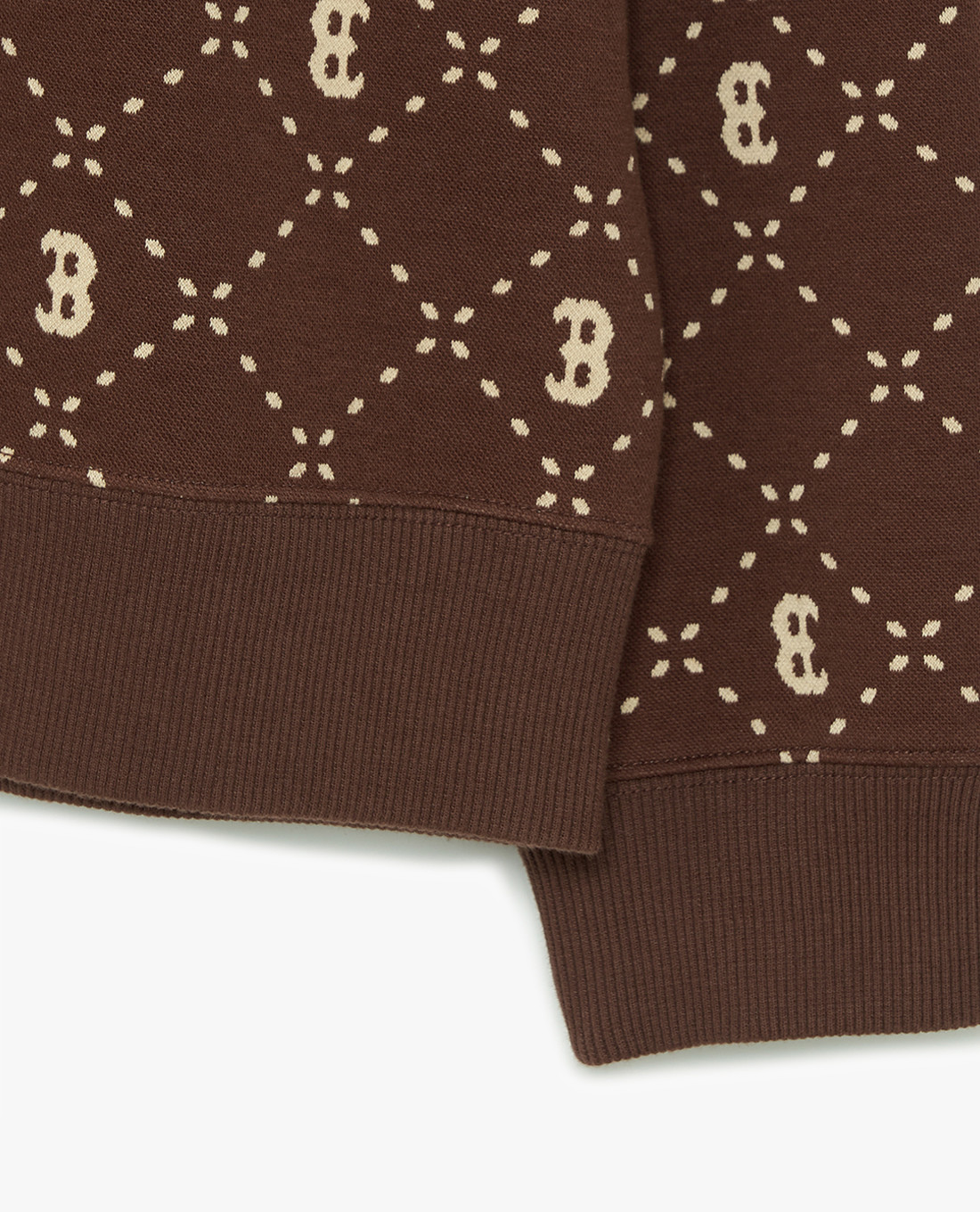1648 - HÀNG CHÍNH HÃNG - ÁO SWEATER MLB DIA MONOGRAM BOSTON