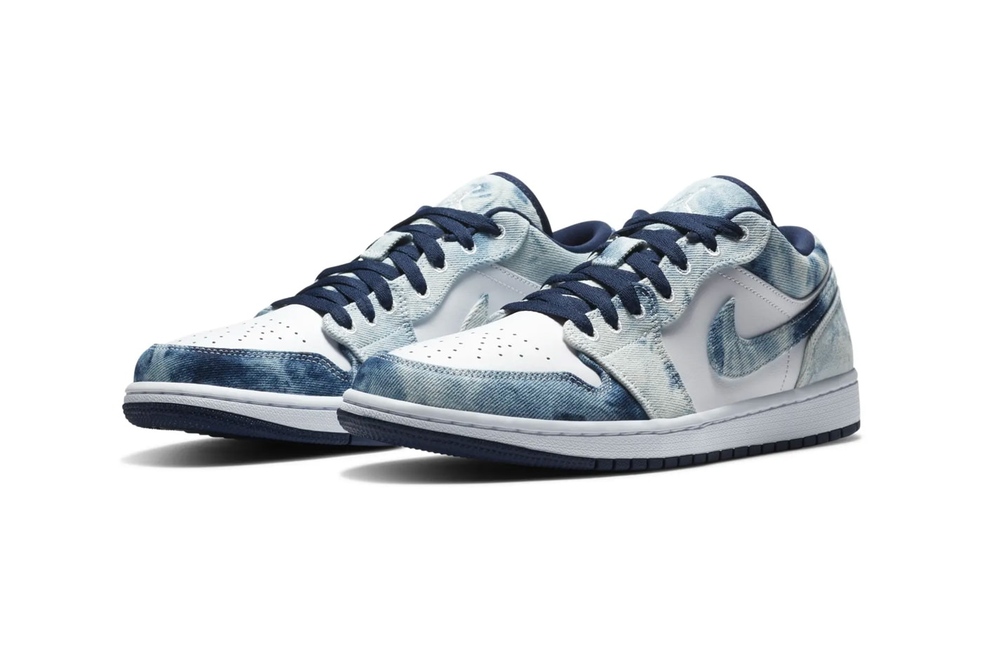  2146 - HÀNG CHÍNH HÃNG - GIÀY NIKE AIR JORDAN 1 LOW - WASHED DENIM - CODE: CZ8455 - 100 