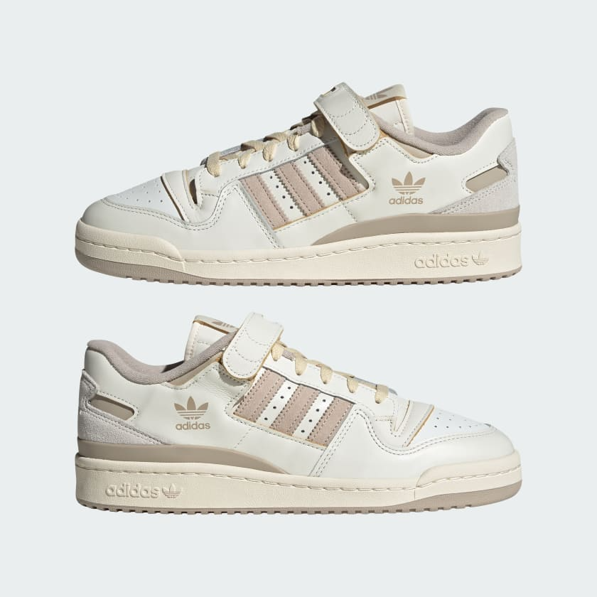 2109 - HÀNG CHÍNH HÃNG - GIÀY ADIDAS FORUM 84 LOW - CREAM WHITE - CODE: IE9936