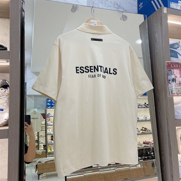 2097 - HÀNG CHÍNH HÃNG - ÁO POLO ESSENTIALS FOG SS21 - CREAM - KEM