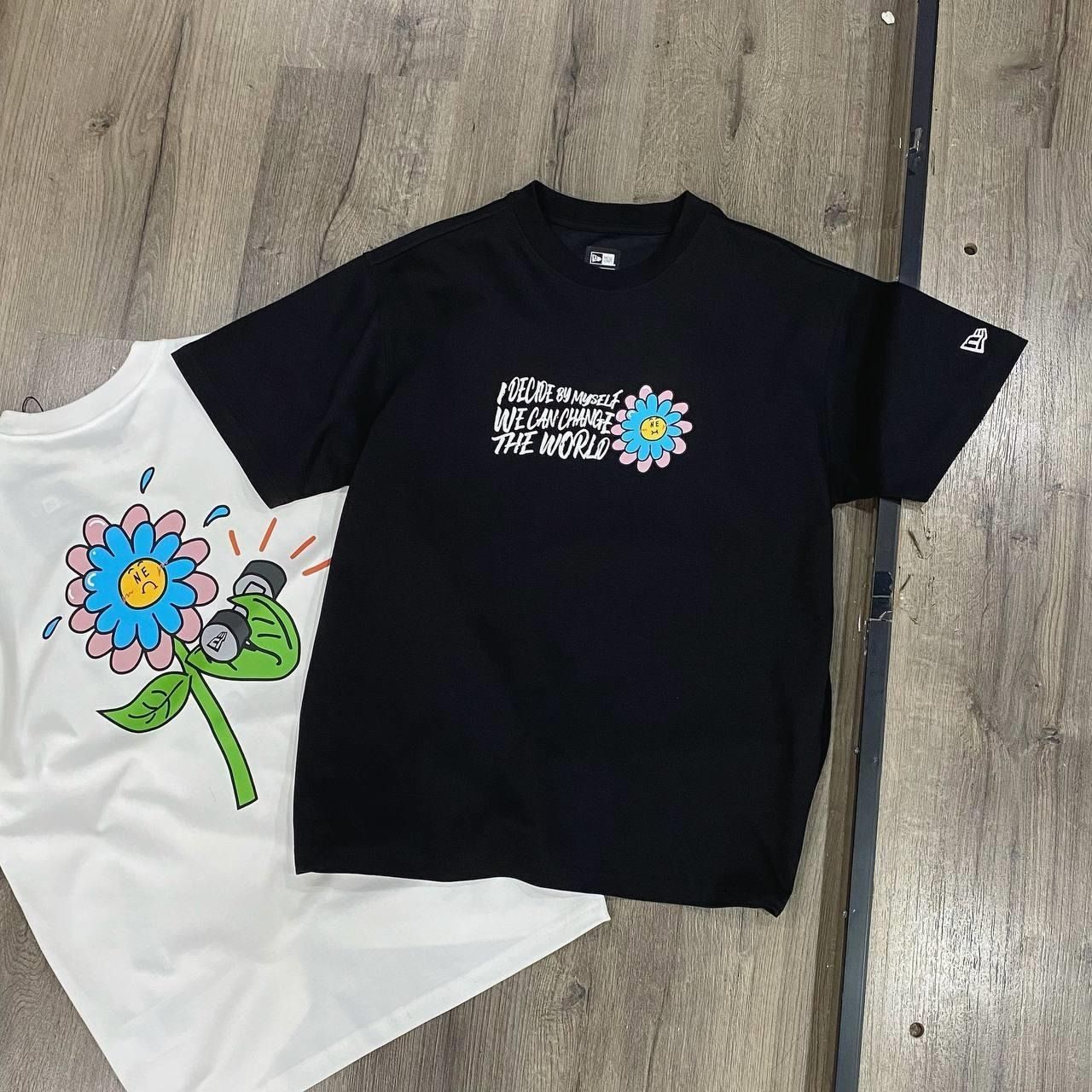 1714 - HÀNG CHÍNH HÃNG - ÁO THUN NEW ERA - SUNFLOWER - ĐEN - CODE : 13559703