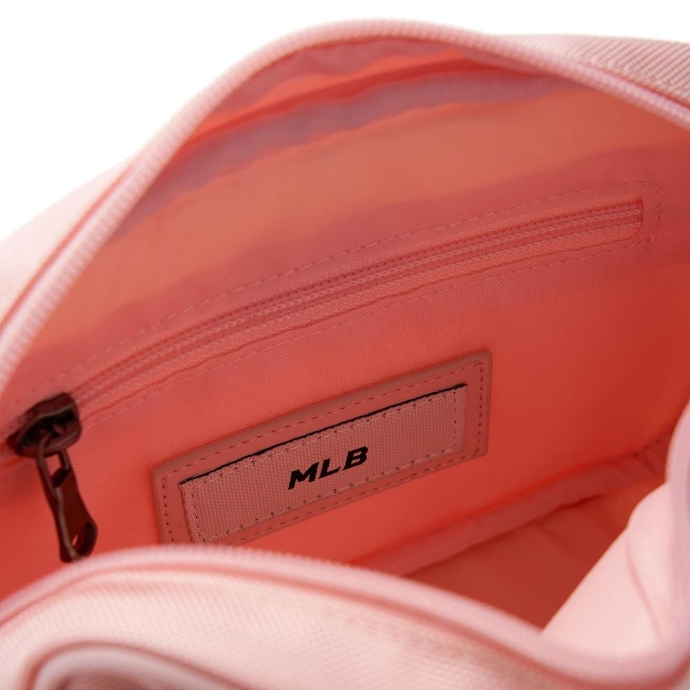 2207 - HÀNG CHÍNH HÃNG - TÚI ĐỰNG THẺ MLB MONOGRAM NY YANKEES *SS24* - PINK - CODE: 7ACRMD04N-50PKM
