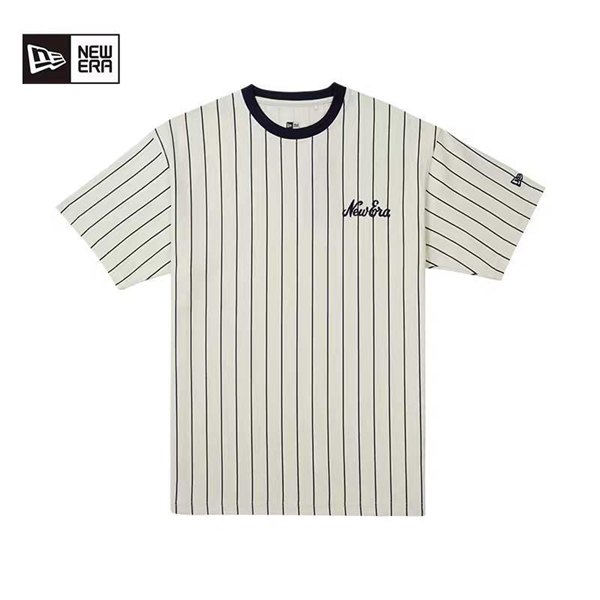  2171 - HÀNG CHÍNH HÃNG - ÁO THUN NEW ERA - STRIPE LOGO NE - BEIGE - CODE: 12845008 