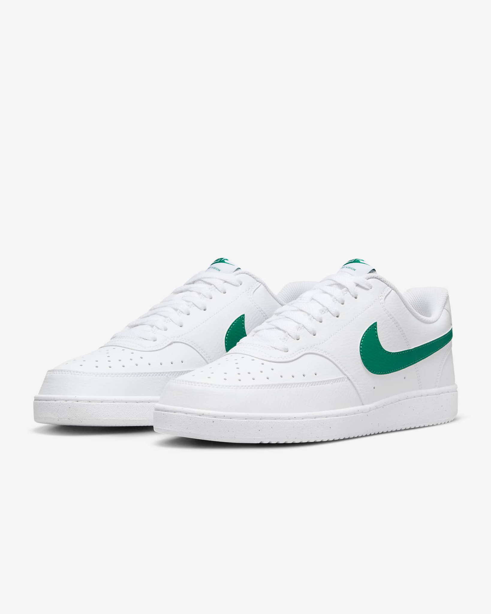  2154 - HÀNG CHÍNH HÃNG - GIÀY NIKE COURT VISION LOW NEXT NATURE - WHITE GREEN - CODE: DH2987 - 111 