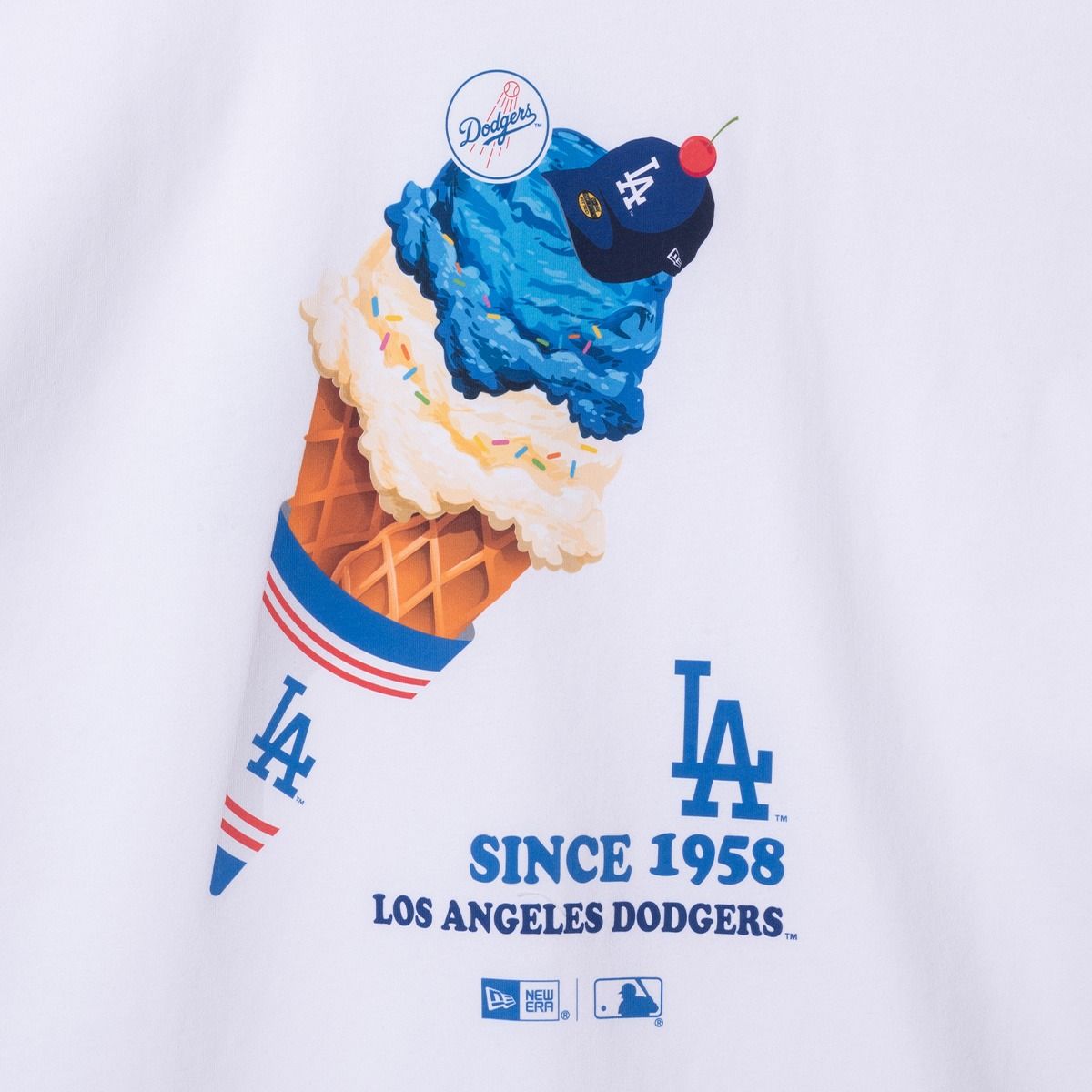 2076 - HÀNG CHÍNH HÃNG - ÁO THUN NEW ERA - LA HOME CHEERING - WHITE - CODE: 14179168