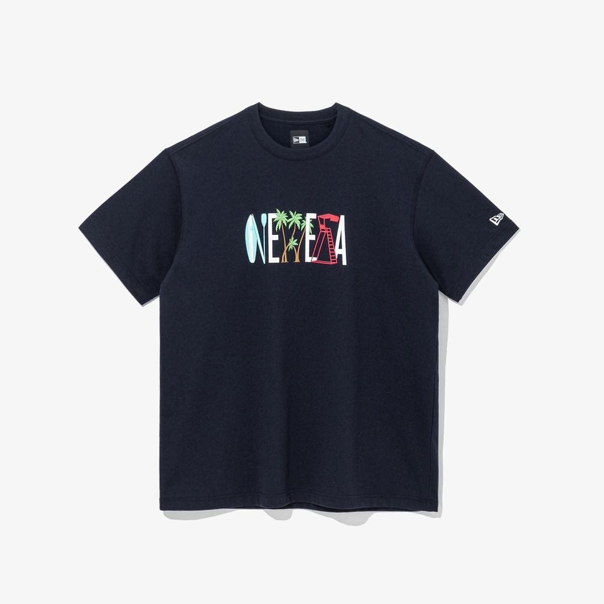 1715 - HÀNG CHÍNH HÃNG - ÁO THUN NEW ERA - BÃI BIỄN - NAVY - CODE : 13086477