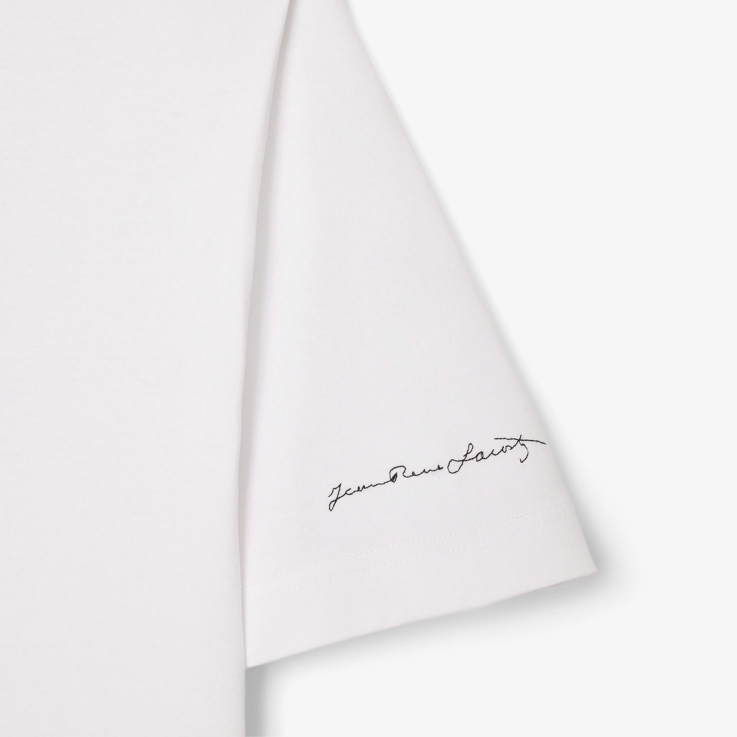 2704 - HÀNG CHÍNH HÃNG - ÁO THUN LACOSTE - LOGO THÊU - TRẮNG - CODE: TH1432 10 001