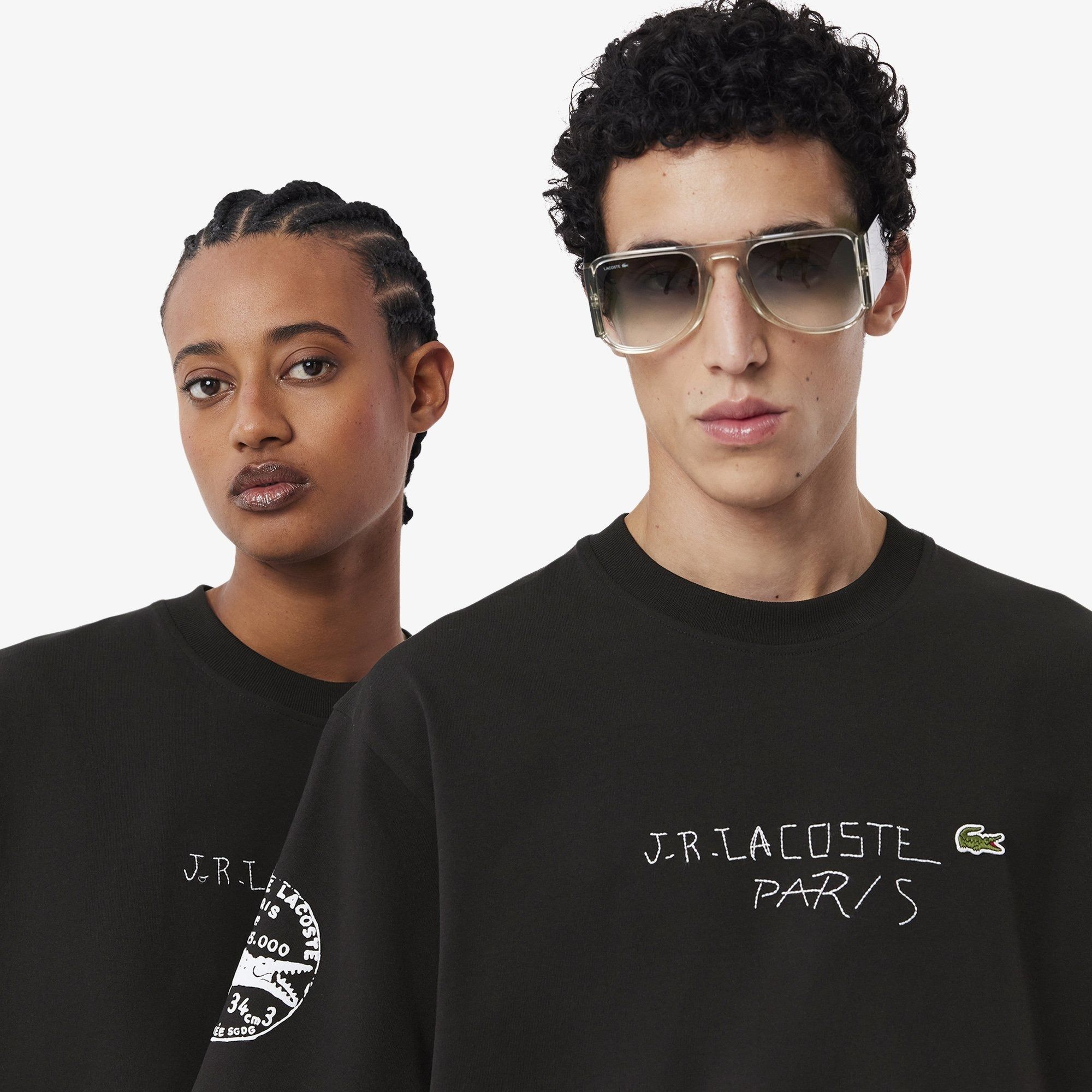 2705 - HÀNG CHÍNH HÃNG - ÁO THUN LACOSTE - LOGO THÊU - ĐEN - CODE: TH1432 10 031