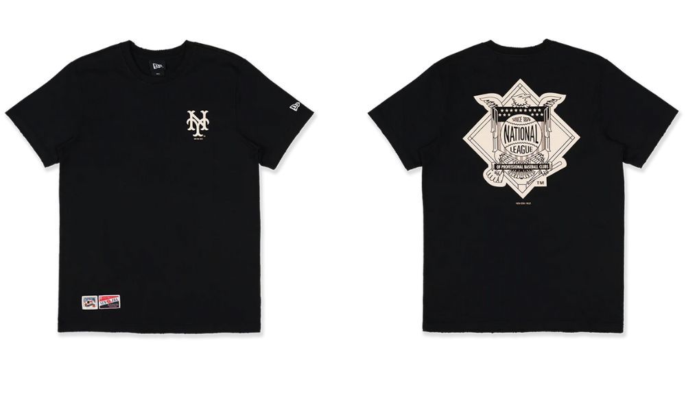 1170 - HÀNG CHÍNH HÃNG - ÁO THUN NEW ERA - NEW YORK GIANTS COOPERSTOWN - ĐEN - CODE: 13470999