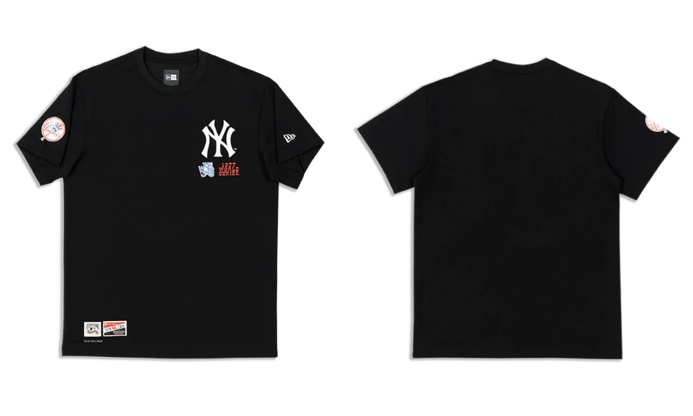 0876 - HÀNG CHÍNH HÃNG - ÁO THUN NEW ERA - NY KĨ NIỆM 75th - ĐEN * BLACK* - CODE :13334709