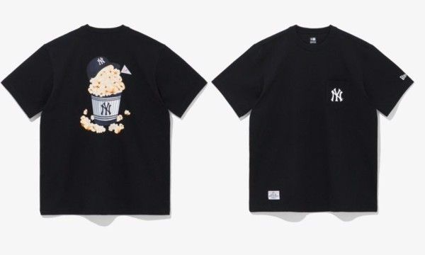 0960 - HÀNG CHÍNH HÃNG - ÁO THUN NEW ERA - NY BẮP RANG - ĐEN - CODE : 13697648