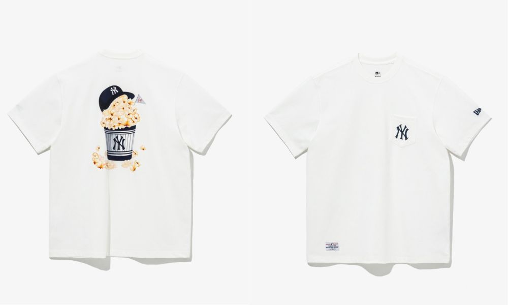 0916 - HÀNG CHÍNH HÃNG - ÁO THUN NEW ERA - NY BẮP RANG * TRẮNG * CODE : 13697649