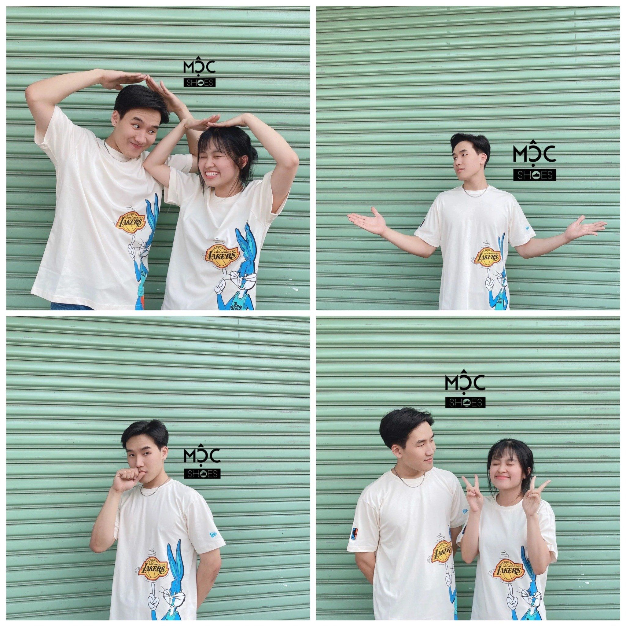 0689 - HÀNG CHÍNH HÃNG - ÁO THUN NEW ERA - HÌNH THỎ BUNNY CHICAGO BULLS BE - *BEIGE* - Code: 13086599