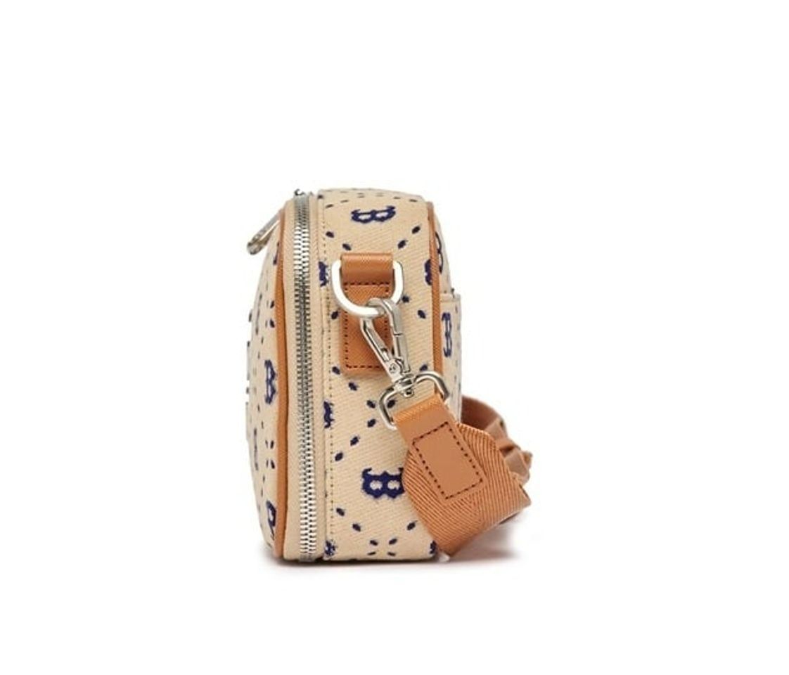 1239 - HÀNG CHÍNH HÃNG - Túi Đeo Chéo MLB Diamond Monogram Jacquard Crossbody Bag - Kem - CODE :3ACRM013N-43SAL