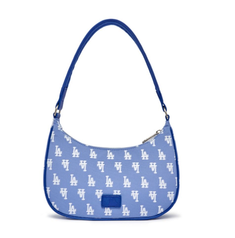 1241 - HÀNG CHÍNH HÃNG - Túi MLB Monogram Jacquard Shoulder Bag LA Dodgers 3ABQS012N-07CBL