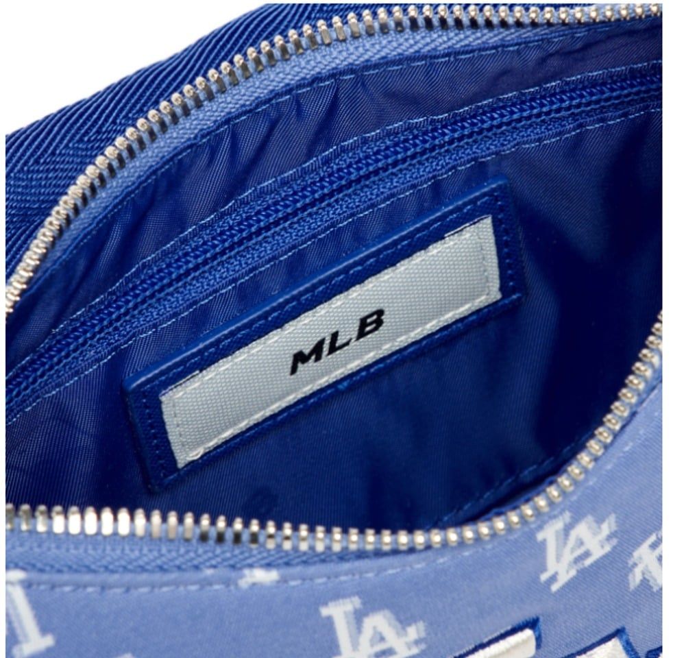 1241 - HÀNG CHÍNH HÃNG - Túi MLB Monogram Jacquard Shoulder Bag LA Dodgers 3ABQS012N-07CBL
