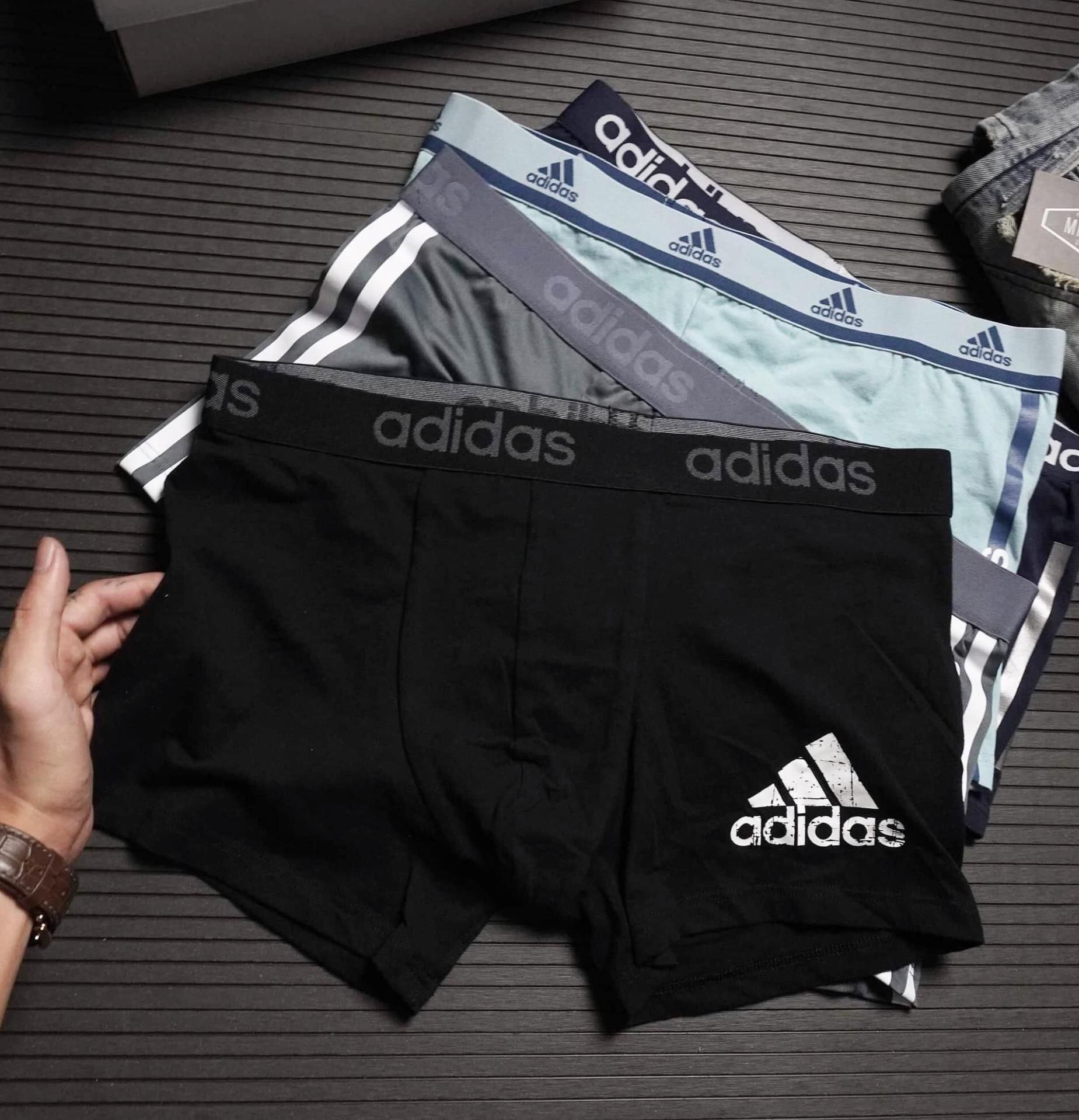  0146 - HÀNG CHÍNH HÃNG - *MUA 1 ĐƯỢC 3* QUẦN ADIDAS BOXER - *NGẪU NHIÊN MÀU* - Code: 