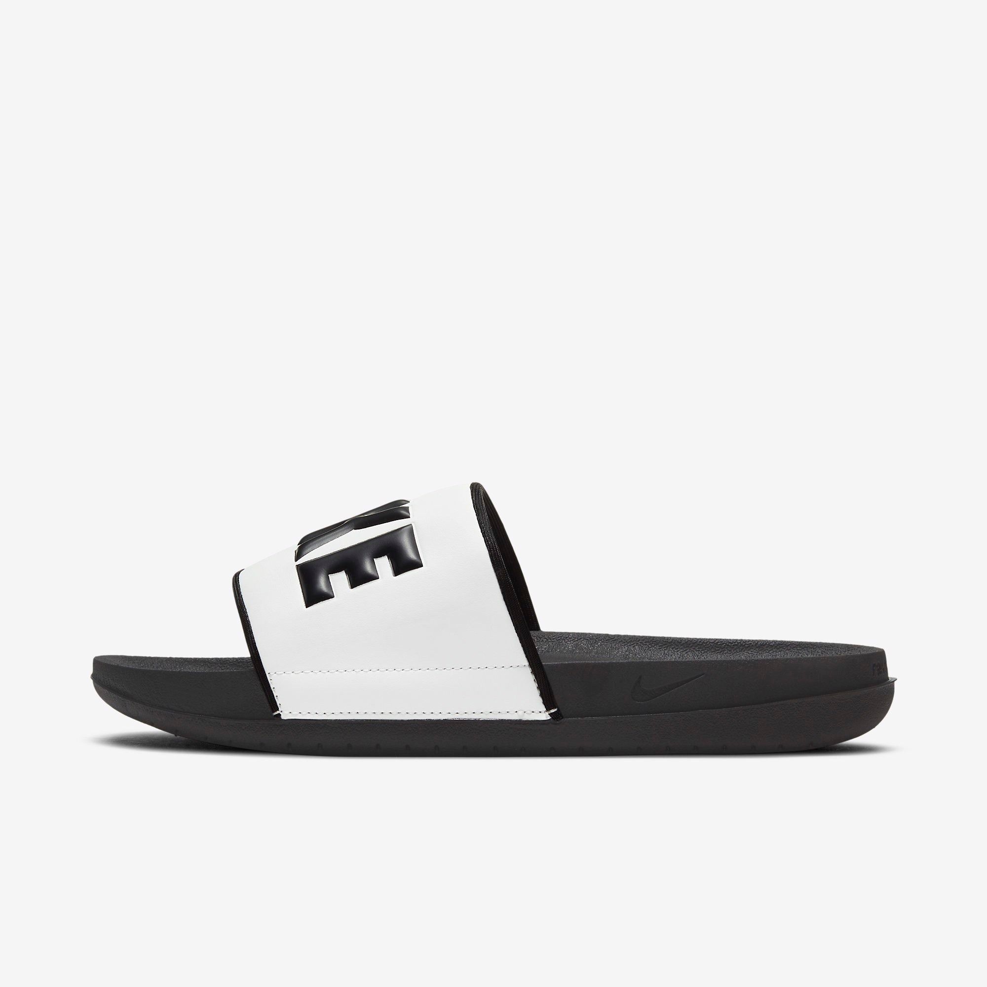 1336 - HÀNG CHÍNH HÃNG - DÉP NIKE OFFCOURT SLIDE - ĐEN QUAI TRẮNG - *Back/White* - CODE: BQ4632-011