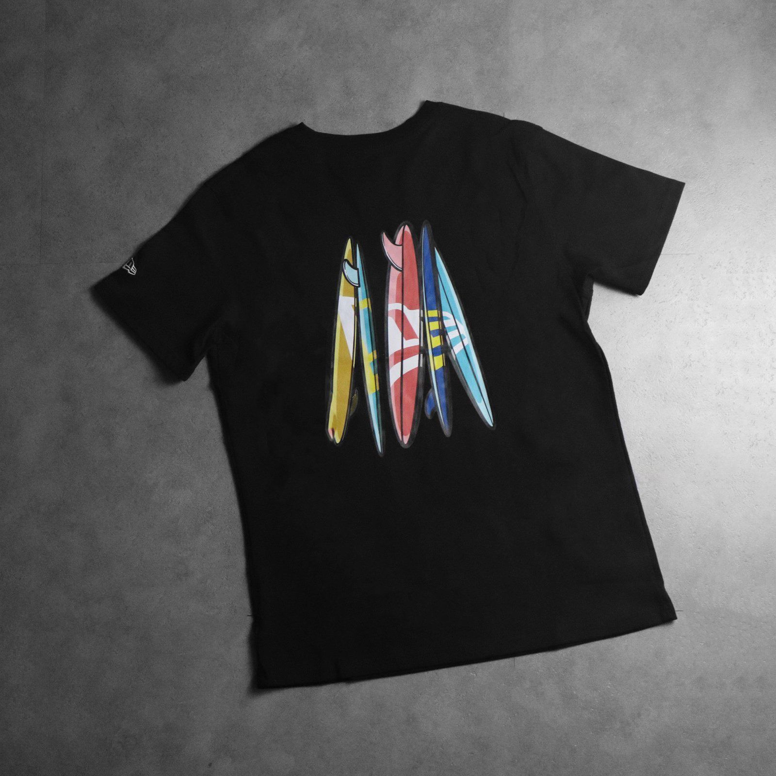 0725 - HÀNG CHÍNH HÃNG - ÁO THUN NEW ERA - MULTICOLOR ( ÁO VÁN ) ĐEN - *BLACK* - Code: 12715286