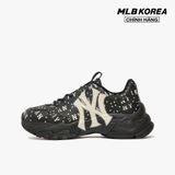  0862 - HÀNG CHÍNH HÃNG - GIÀY SNEAKER MLBSAFFIANO DIAMOND - ĐEN- * BLACK  * Code: 3ASHMS13N 