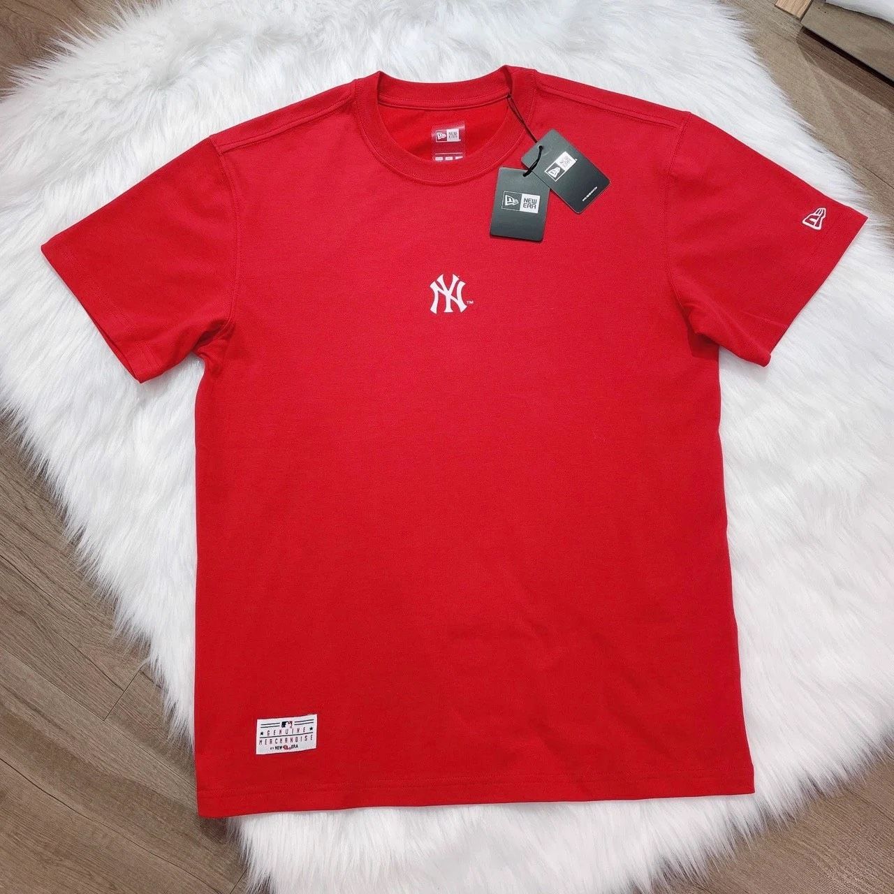0623 - HÀNG CHÍNH HÃNG - ÁO THUN NEW ERA - NEW YORK ĐỎ - *RED* - Code: 12119413