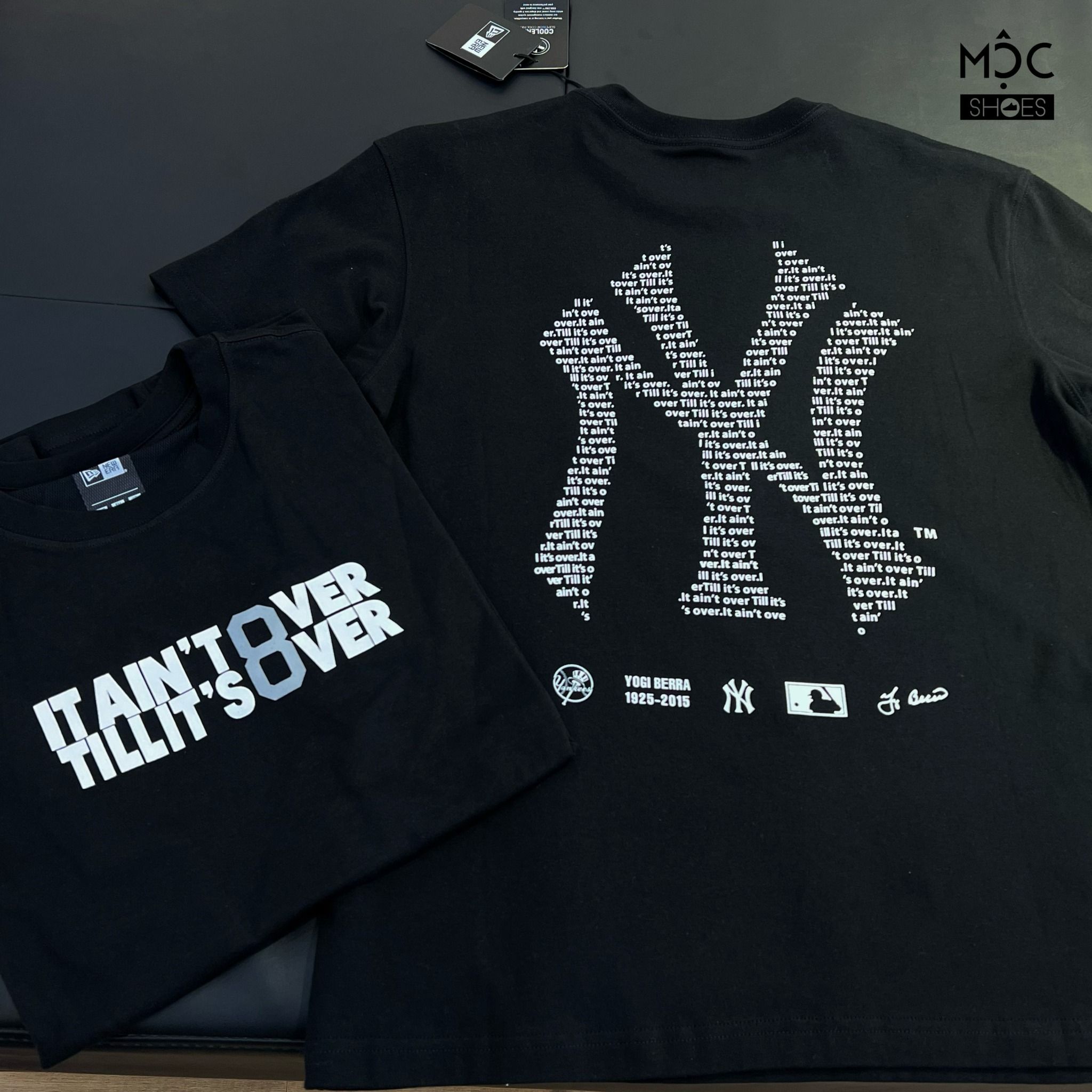 0702 - HÀNG CHÍNH HÃNG - ÁO THUN NEW ERA - NY YOGI 3D ĐEN - *BLACK* - Code: 12592402