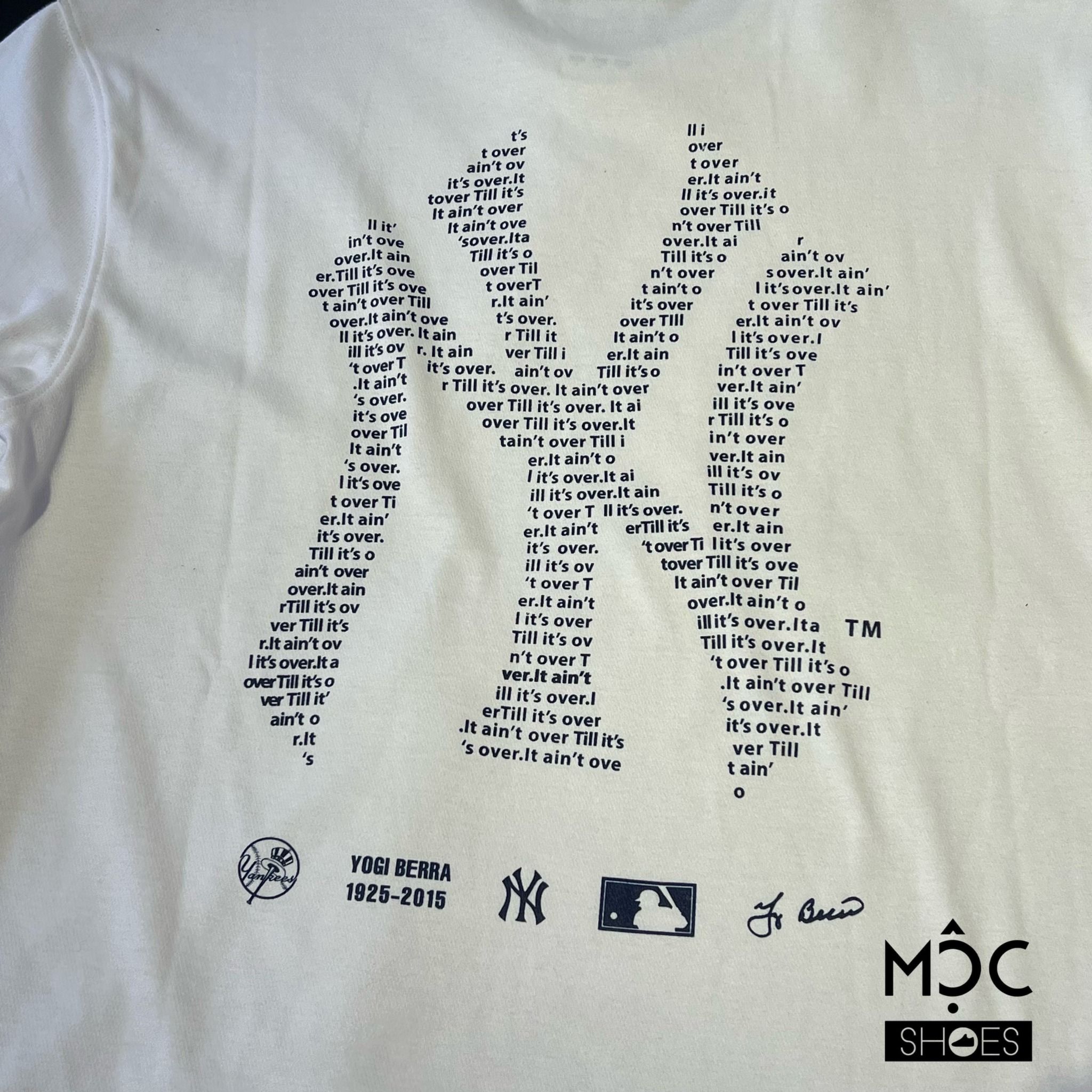 0701 - HÀNG CHÍNH HÃNG - ÁO THUN NEW ERA - NY YOGI 3D TRẮNG - *WHITE* - Code: 12592400