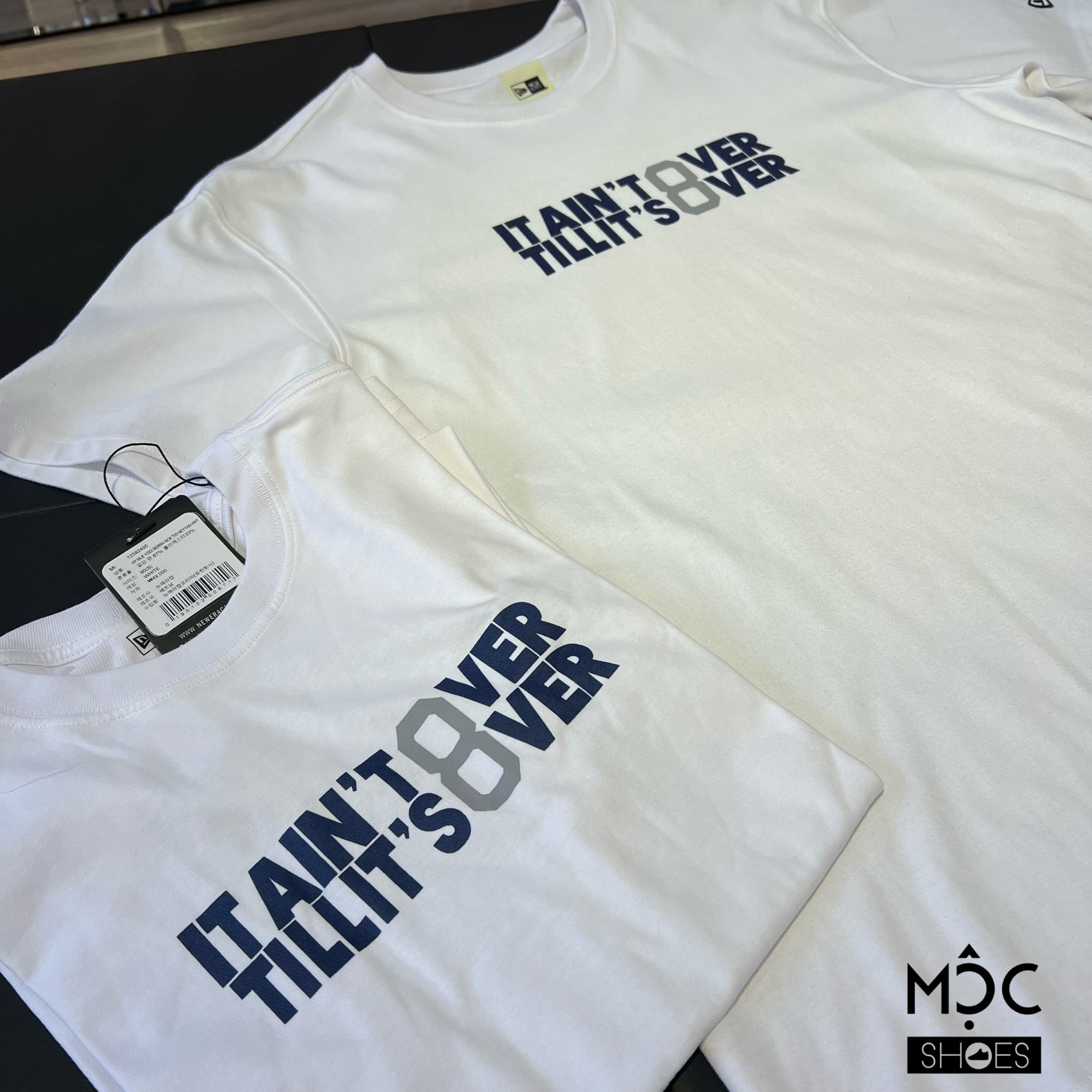 0701 - HÀNG CHÍNH HÃNG - ÁO THUN NEW ERA - NY YOGI 3D TRẮNG - *WHITE* - Code: 12592400