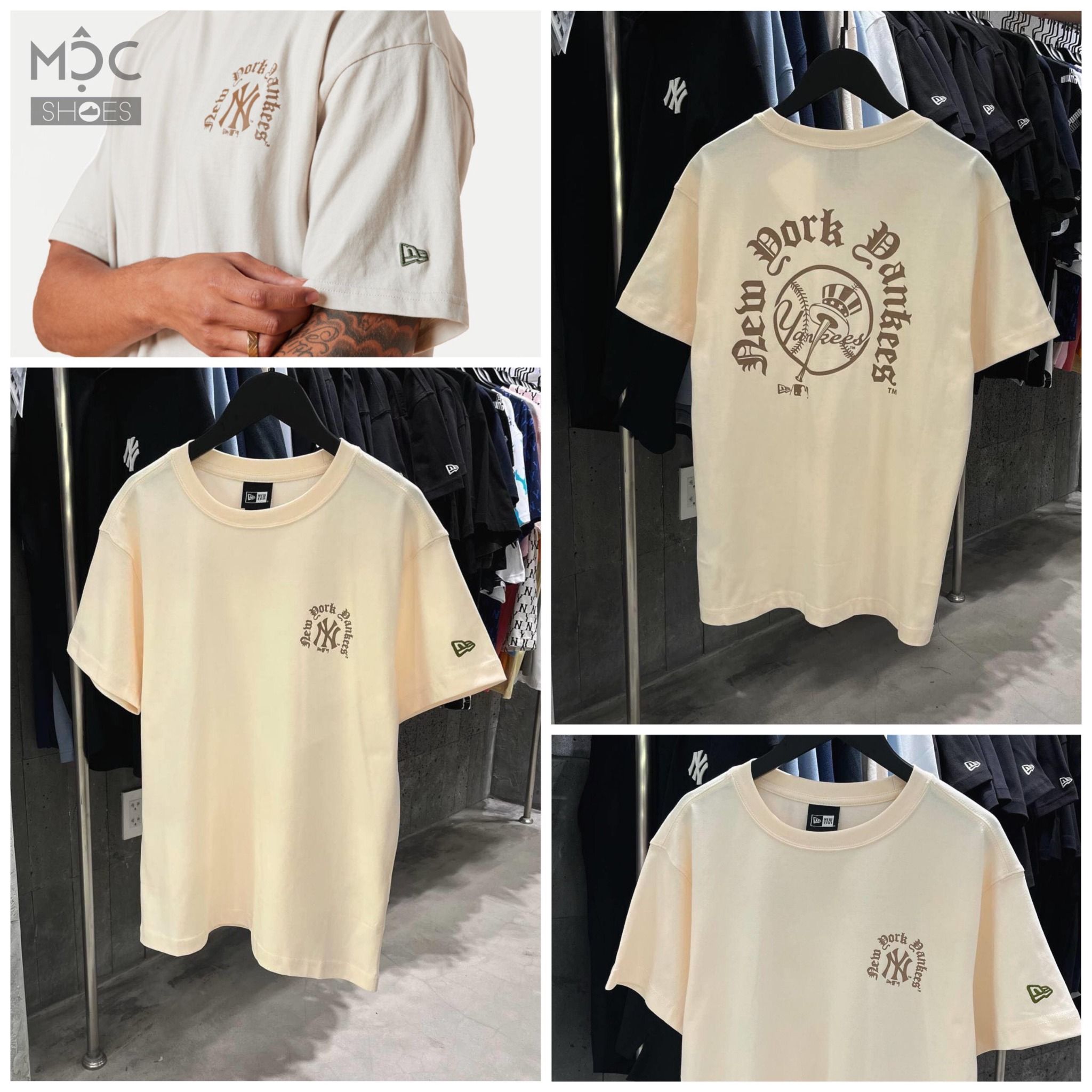 0637 - HÀNG CHÍNH HÃNG - ÁO THUN NEW ERA - NY YANKEE