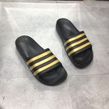  0115 - HÀNG CHÍNH HÃNG - DÉP ADILETTE AQUA SLIDE - ĐEN SỌC VÀNG - *BLACK/GOLD* - 2021** - Code: EG1758 