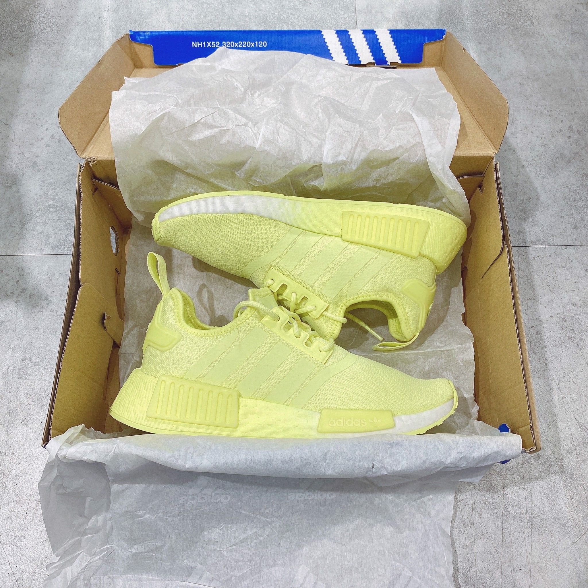  0177 - HÀNG CHÍNH HÃNG - GIÀY ADIDAS NMD (3) - TPU - Vàng Chanh - Dạ Quang - 39 