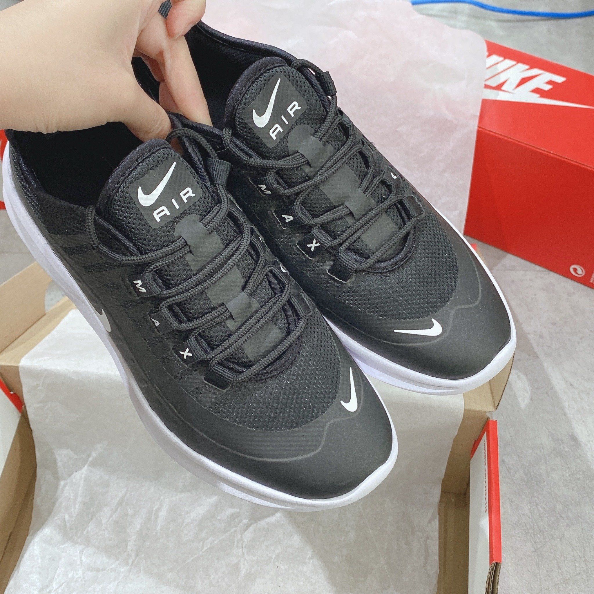 0203 - HÀNG CHÍNH HÃNG - GIÀY NIKE AIR MAX AXIS RUNNING - *BLACK/WHITE* - 2022** - Code: AH5222-001