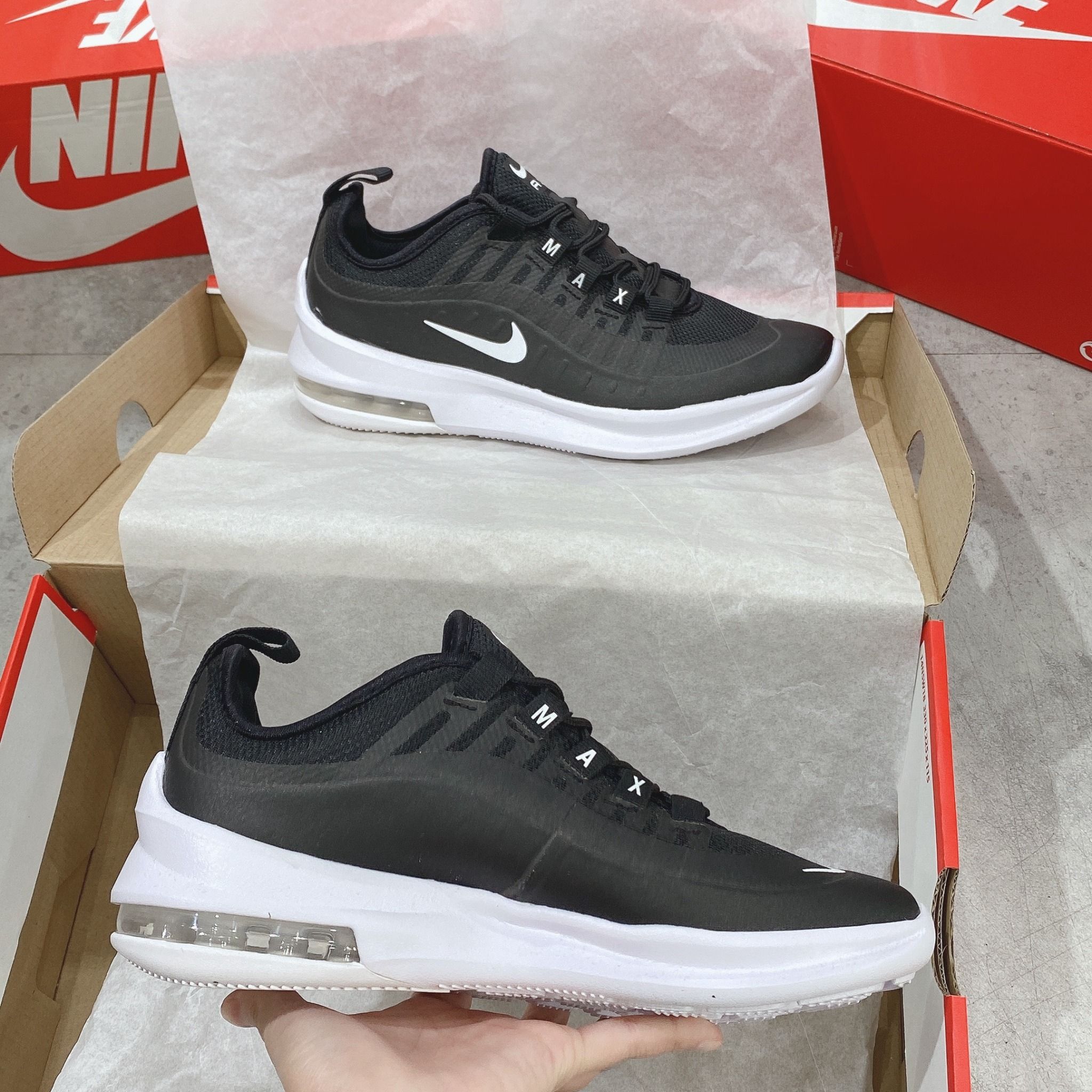 0203 - HÀNG CHÍNH HÃNG - GIÀY NIKE AIR MAX AXIS RUNNING - *BLACK/WHITE* - 2022** - Code: AH5222-001