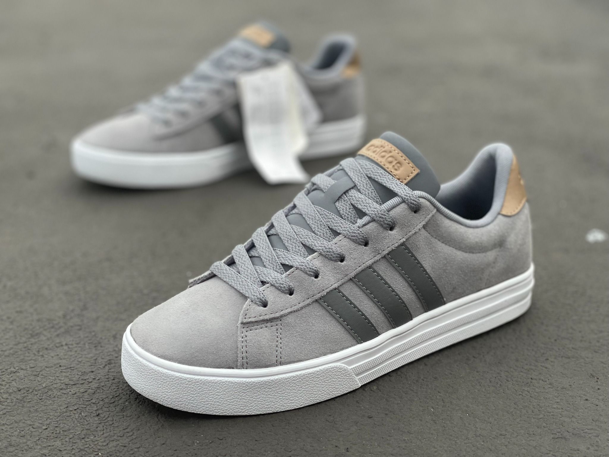0232 - HÀNG CHÍNH HÃNG - GIÀY ADIDASA DAILY 2.0 - XÁM - *GREY* - 2022** - Code: B44710