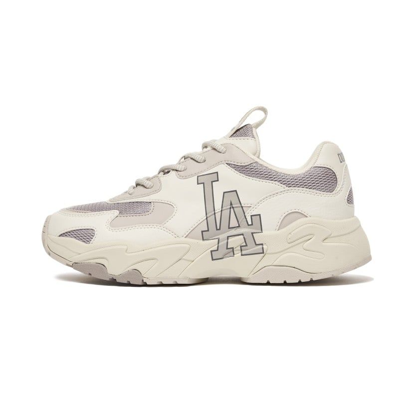 0235 - HÀNG CHÍNH HÃNG - GIÀY SNEAKER MLB CHUNKY LITE - DODGERS - XÁM TRẮNG - *GREY/WHITE* - 2021** - Code: 3ASHC311N-07GRS (3)