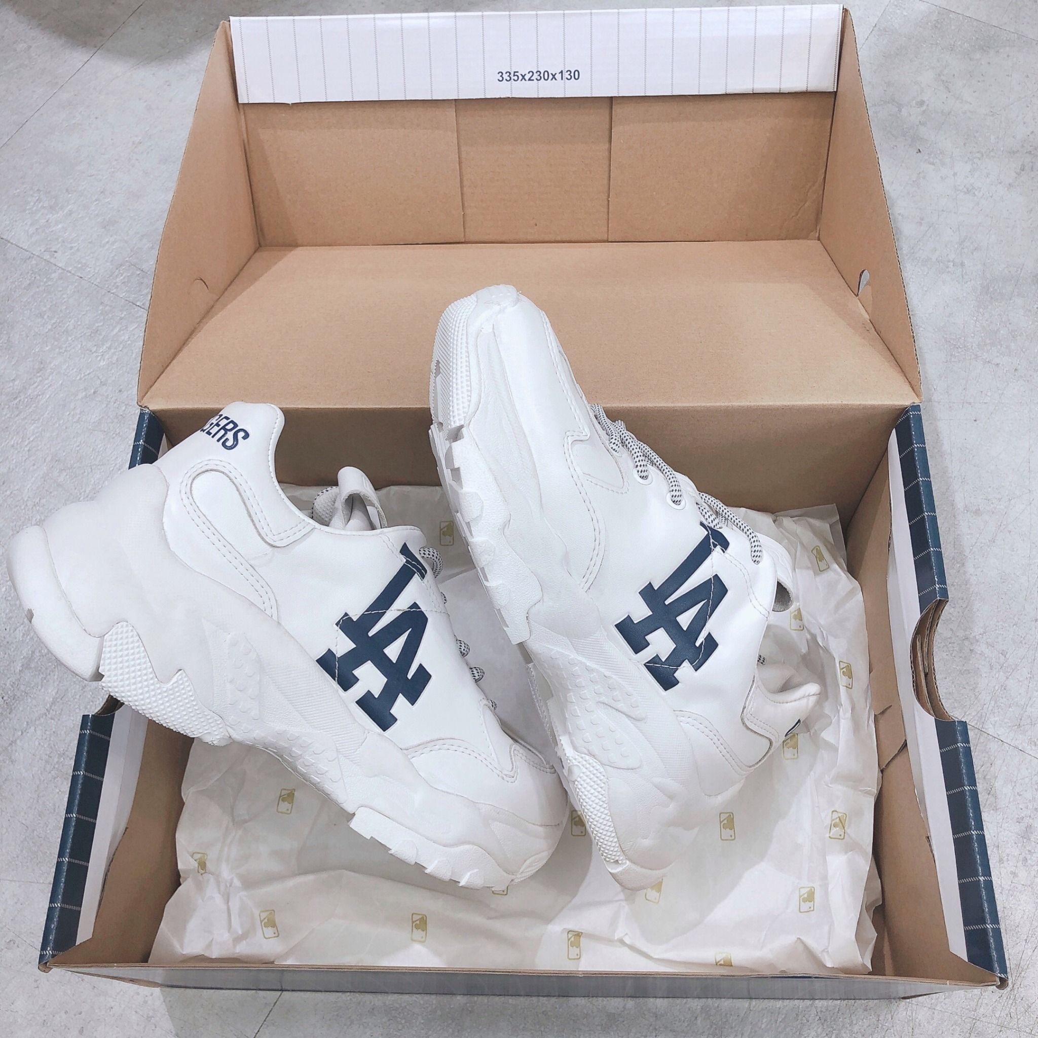 0243 - HÀNG CHÍNH HÃNG - GIÀY SNEAKER MLB BIG BALL CHUNKY LA DODGER - *LA BẢN LEATHER* - 2025** - Code: LEATHER