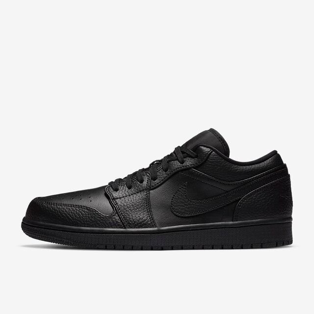 0339 - HÀNG CHÍNH HÃNG - GIÀY AIR JORDAN 1 LOW - TRIPLE *BLACK* - 2023** - Code: 553558-091