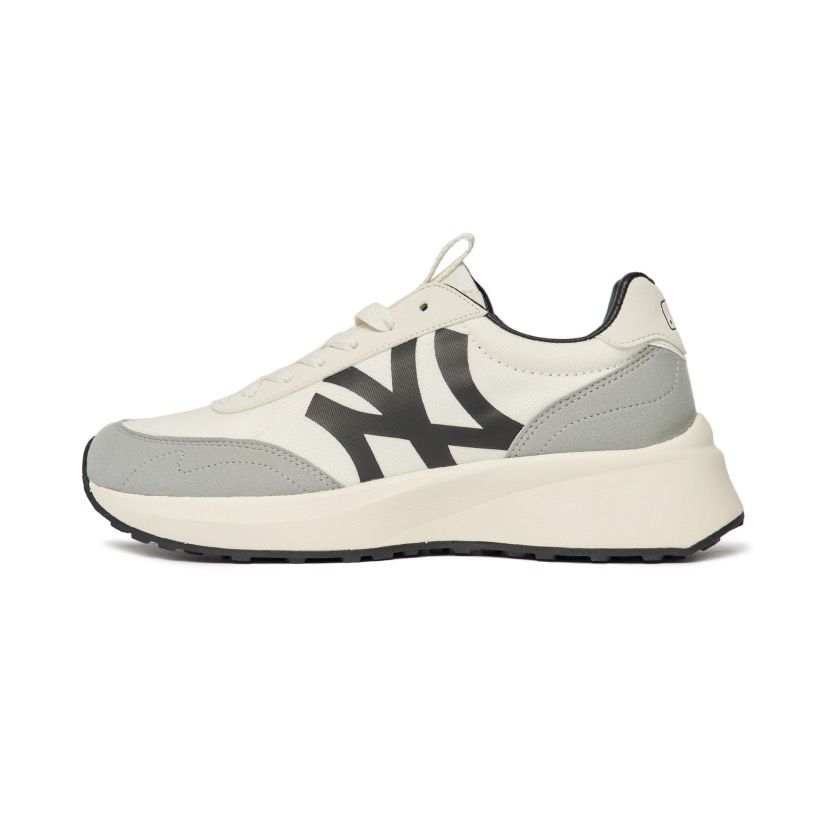 0469 - HÀNG CHÍNH HÃNG - GIÀY MLB CHUNKY JOGGER NEW YORK YANKEES DARK GREY WHITE - Code: 3ASXX112N - 50WHS
