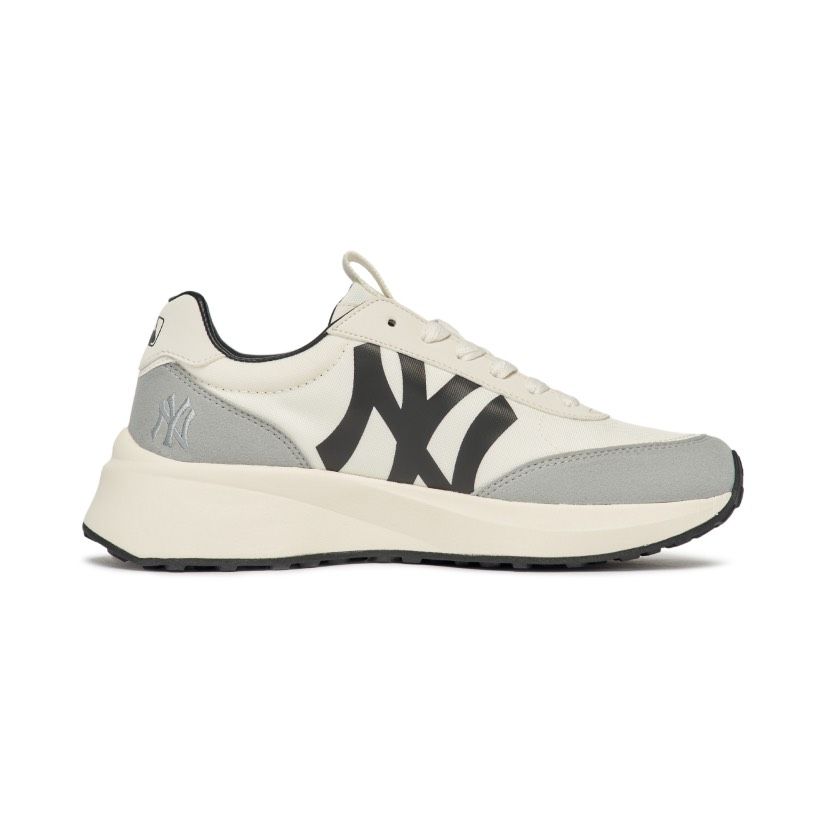 0469 - HÀNG CHÍNH HÃNG - GIÀY MLB CHUNKY JOGGER NEW YORK YANKEES DARK GREY WHITE - Code: 3ASXX112N - 50WHS