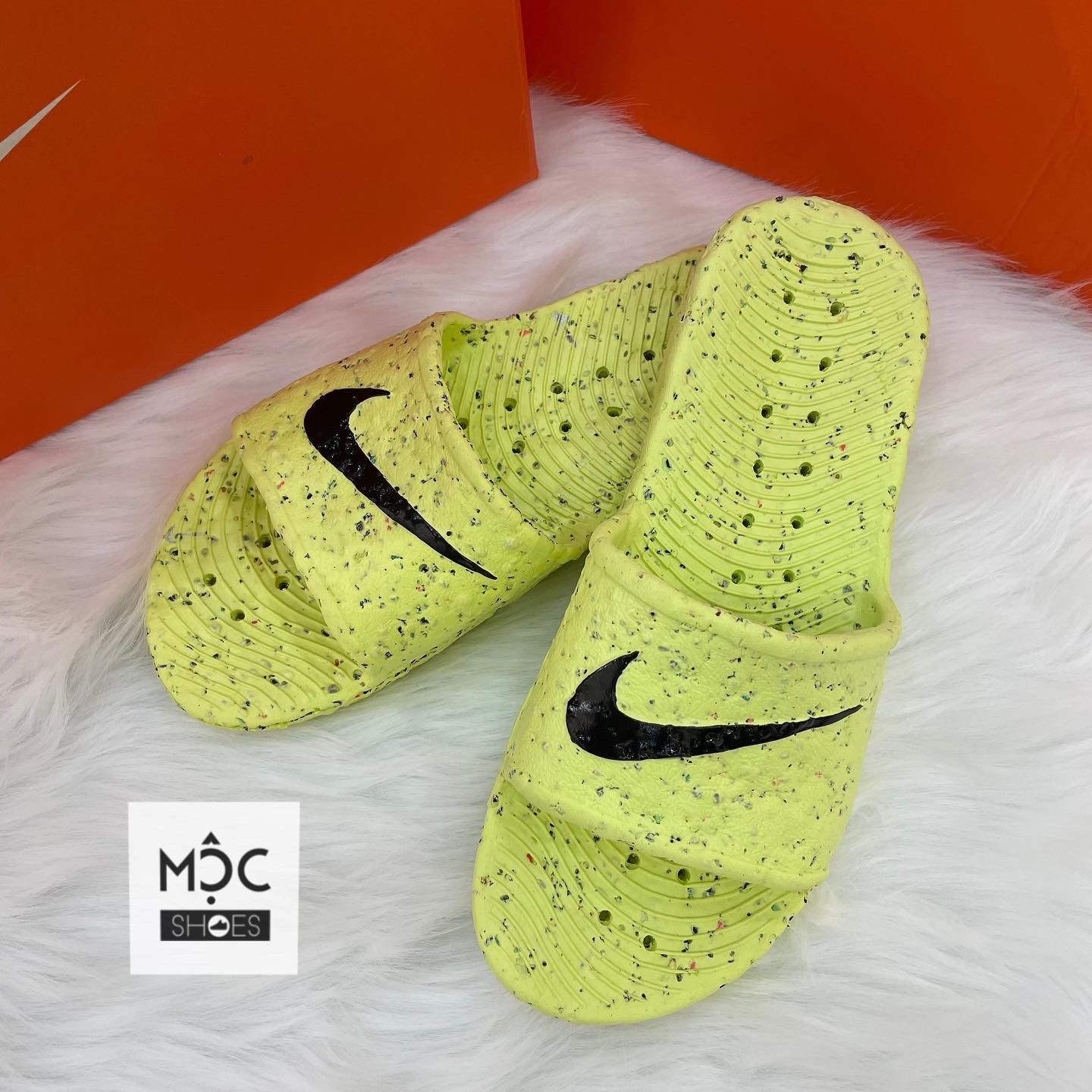 0502 - HÀNG CHÍNH HÃNG - DÉP NIKE KAWA SHOWER - *Neon (Bảo vệ môi trường)* - 2023** - Code: 832528