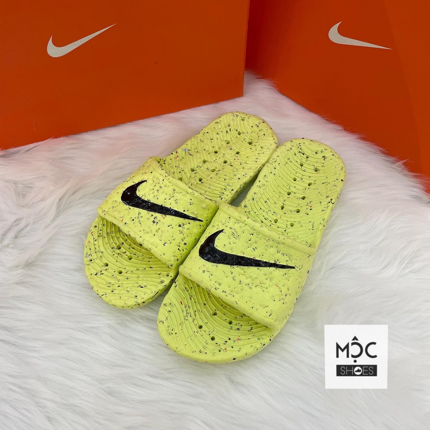 0502 - HÀNG CHÍNH HÃNG - DÉP NIKE KAWA SHOWER - *Neon (Bảo vệ môi trường)* - 2023** - Code: 832528