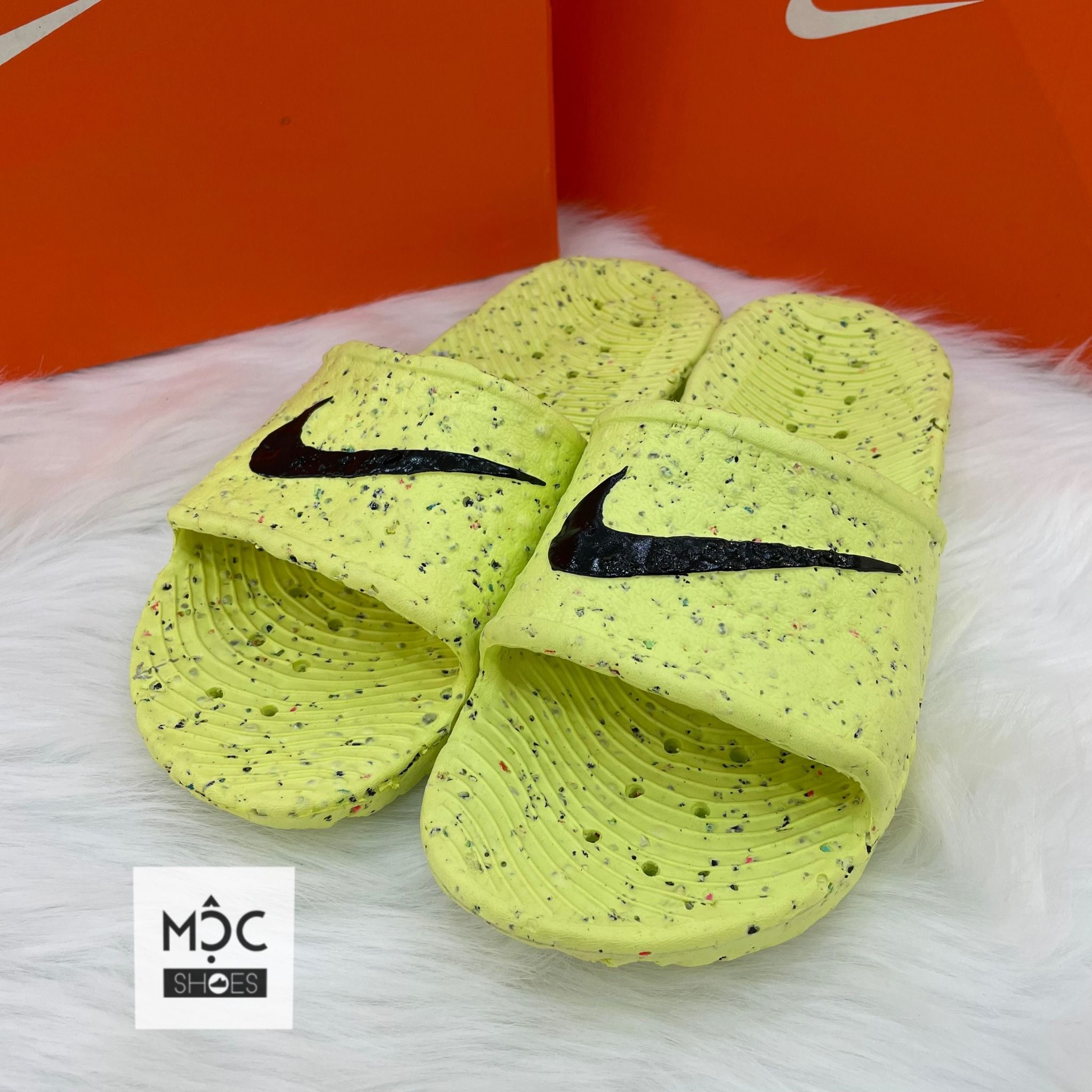 0502 - HÀNG CHÍNH HÃNG - DÉP NIKE KAWA SHOWER - *Neon (Bảo vệ môi trường)* - 2023** - Code: 832528