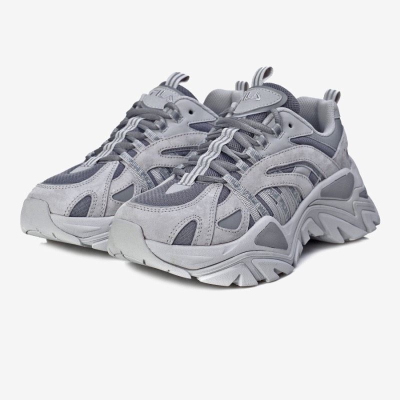 0520 - HÀNG CHÍNH HÃNG - GIÀY FILA INTERACTION 1 MÀU XÁM - *GREY* - CODE: JM00790D050
