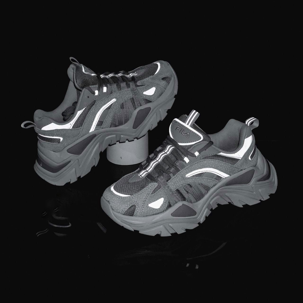 0520 - HÀNG CHÍNH HÃNG - GIÀY FILA INTERACTION 1 MÀU XÁM - *GREY* - CODE: JM00790D050