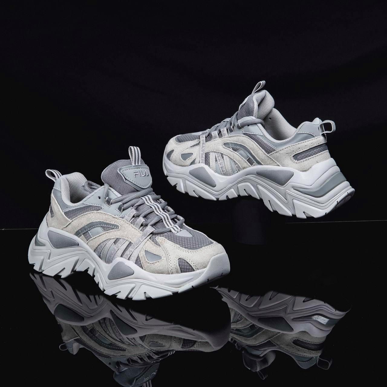 0520 - HÀNG CHÍNH HÃNG - GIÀY FILA INTERACTION 1 MÀU XÁM - *GREY* - CODE: JM00790D050