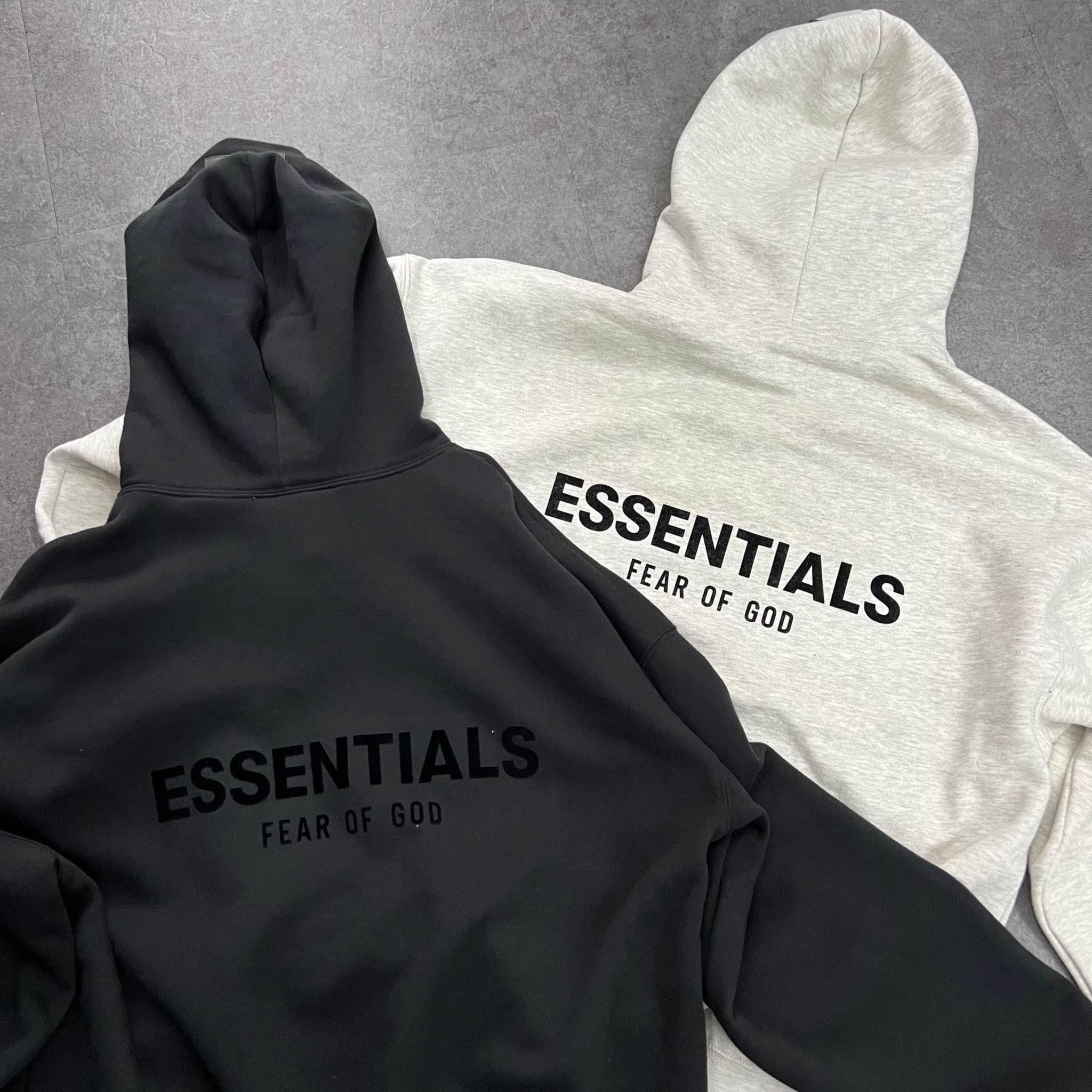 0523 - HÀNG CHÍNH HÃNG - ÁO HOODIE ESSENTIAL FEAR OF GOD MÀU OATMEAL MÀU *XÁM/GREY* SS22