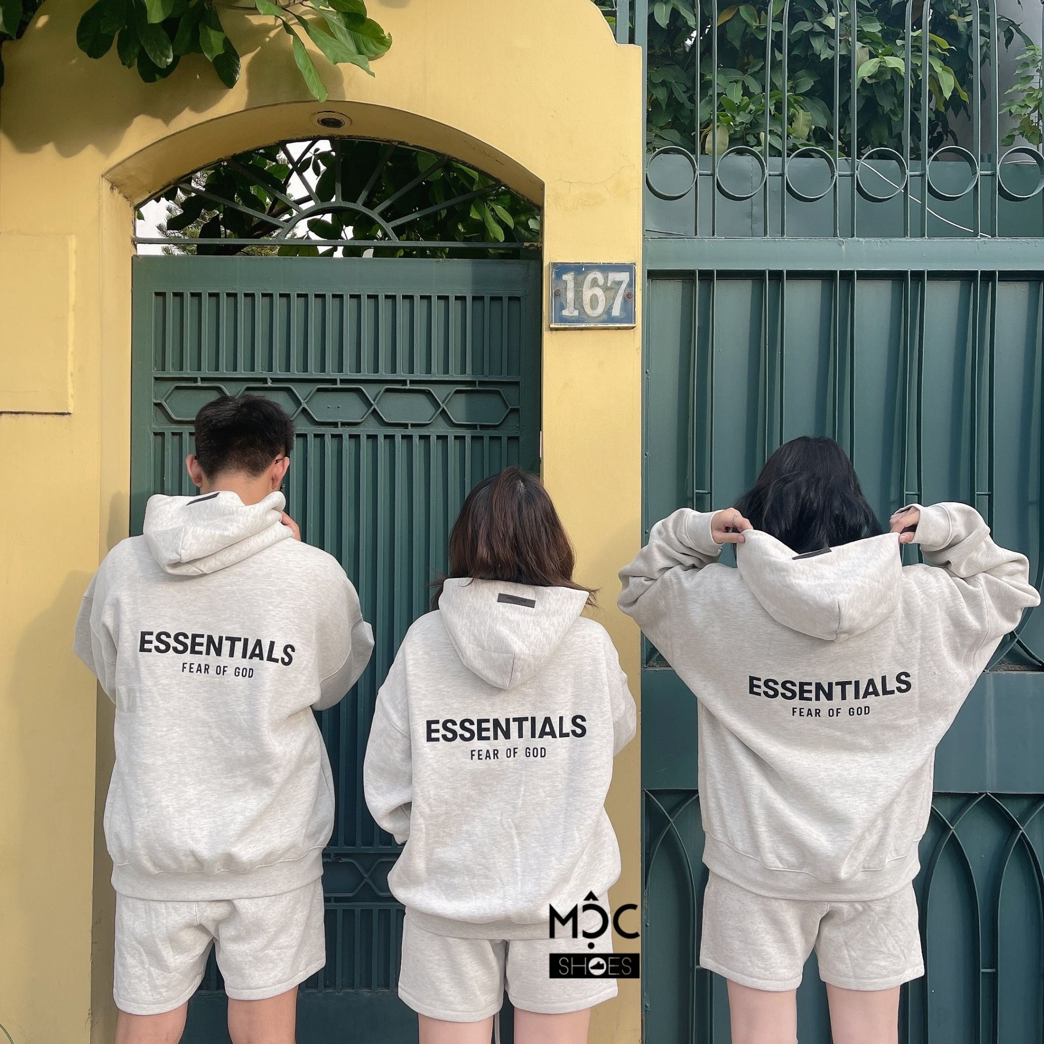 0523 - HÀNG CHÍNH HÃNG - ÁO HOODIE ESSENTIAL FEAR OF GOD MÀU OATMEAL MÀU *XÁM/GREY* SS22