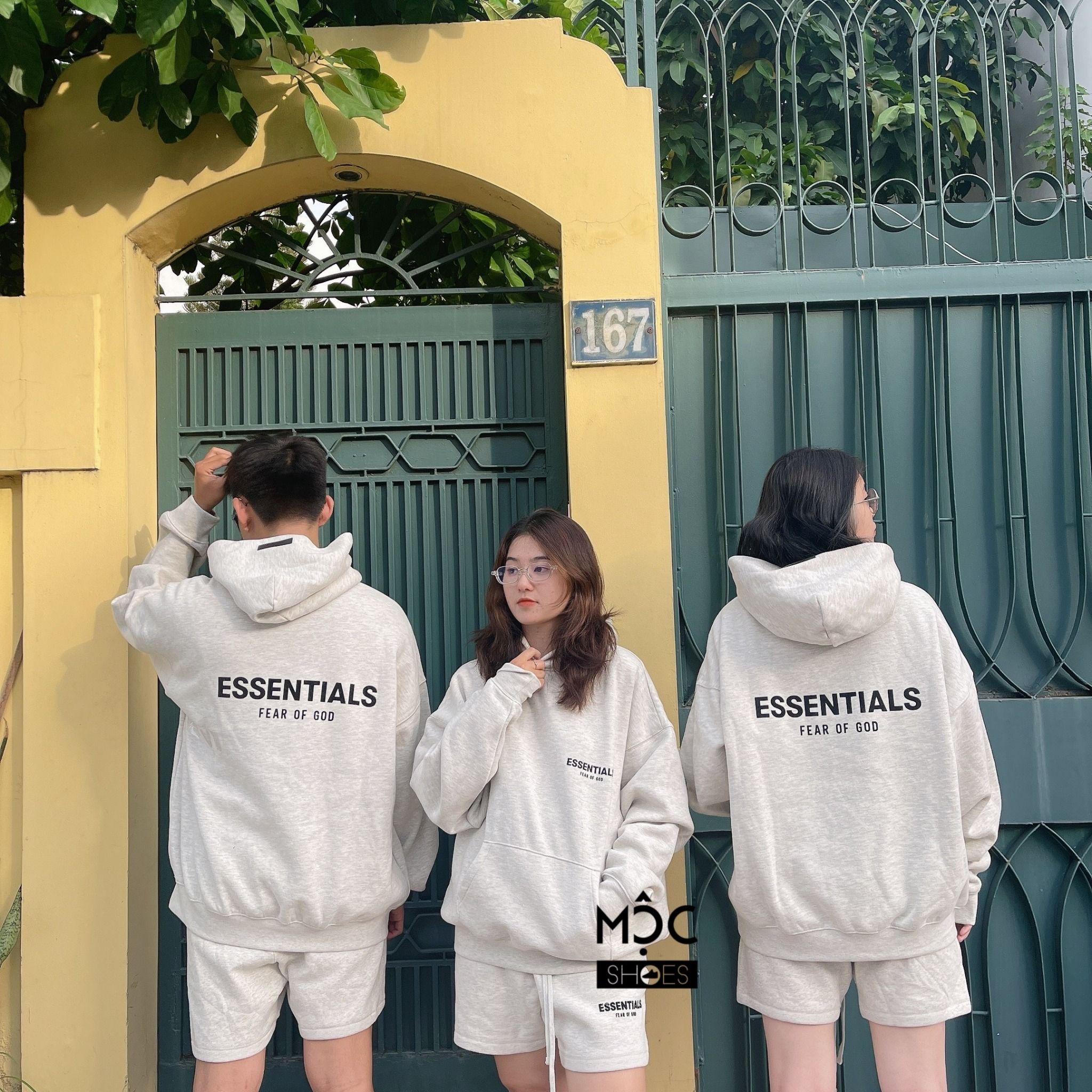 0523 - HÀNG CHÍNH HÃNG - ÁO HOODIE ESSENTIAL FEAR OF GOD MÀU OATMEAL MÀU *XÁM/GREY* SS22