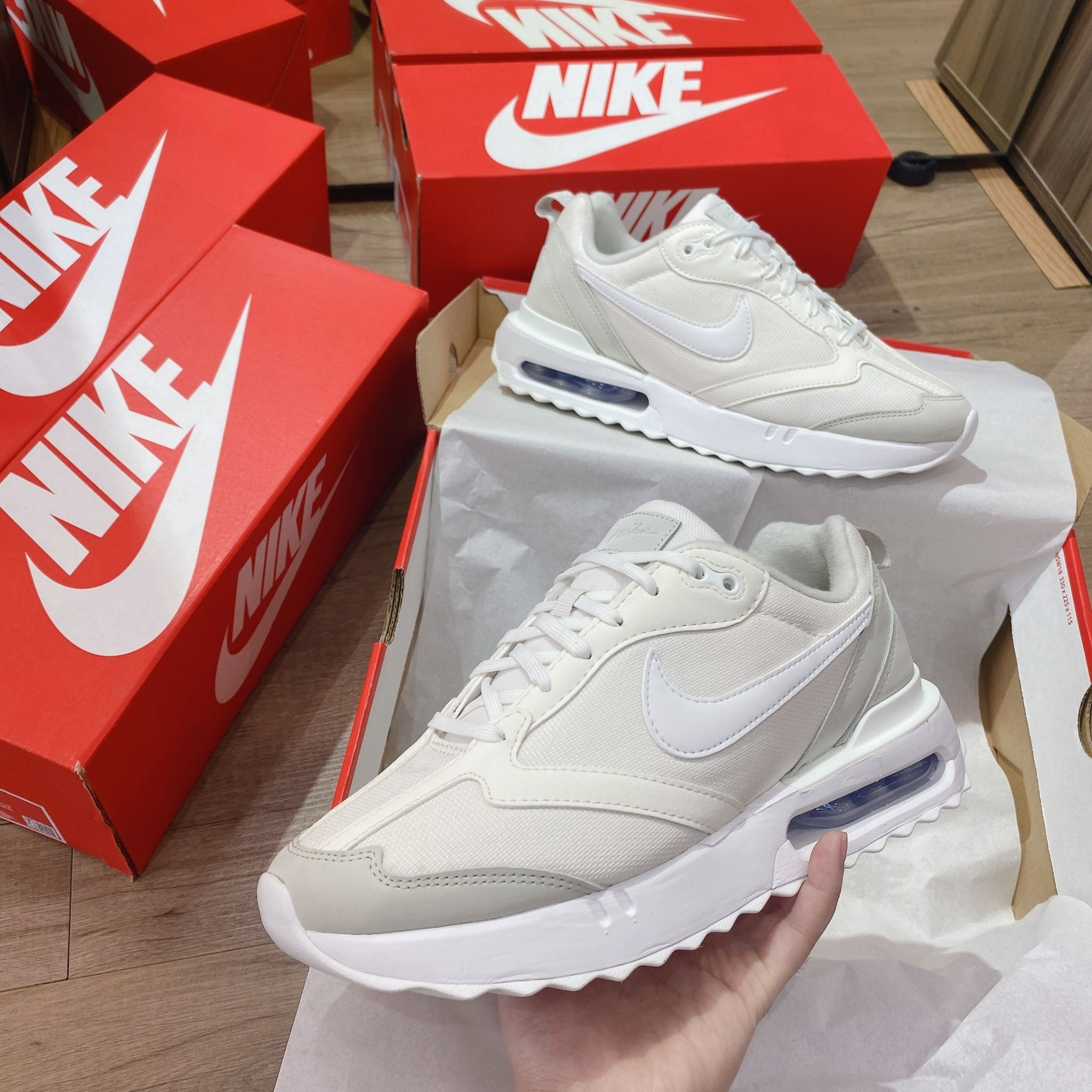 0540 - HÀNG CHÍNH HÃNG - GIÀY NIKE AIR MAX DAWN MÀU TRẮNG KEM - *WHITE/CREAM* - CODE: DM8261-001